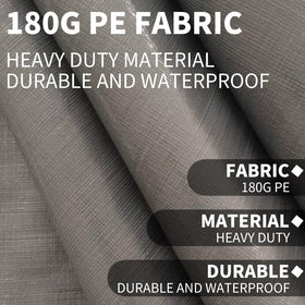 Vanteriam edge-sealed canopy minimizes rain penetration and leaks