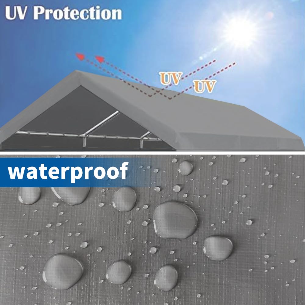 Vanteriam heavy-duty PE fabric offers long-lasting UV and waterproof shield