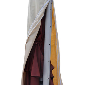 Close-up of Vanteriam 600D polyester fabric for durability.