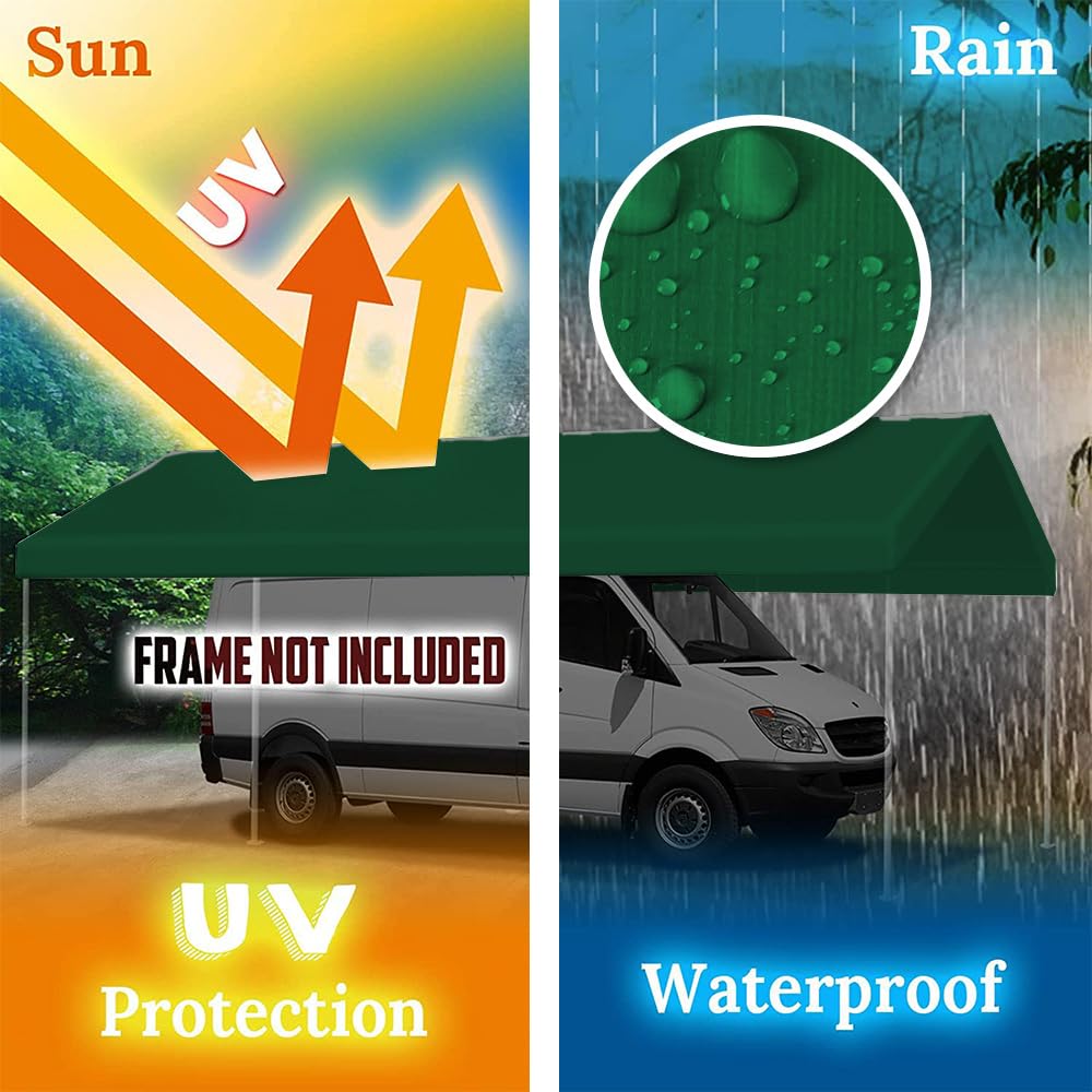 Vanteriam water-sealed top cover keeps rain out with heat-sealed seams