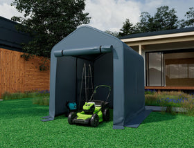Vanteriam waterproof UV-resistant tarp cover protects gear from sun and rain.