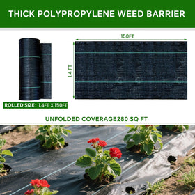 Vanver premium landscape fabric permeable design promotes root health and drainage.