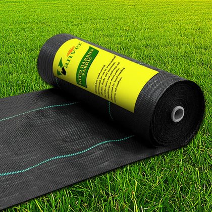 Vanver heavy-duty weed barrier fabric protecting a garden bed