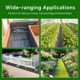 Vanver weed-blocking fabric offers durable, long-lasting performance for borders.