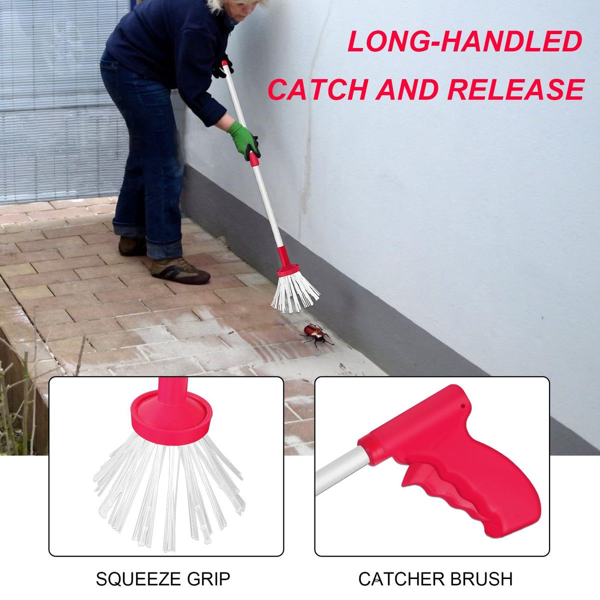 Vanwoke spider catcher indoor use shown in home or office setting.