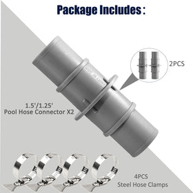 Varesee connector packaging includes two connectors and four clamps for immediate use