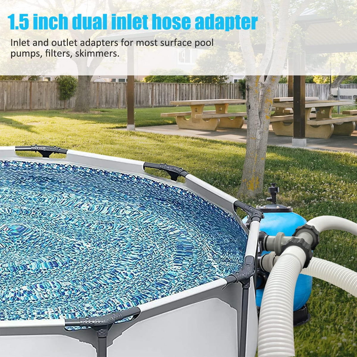 Varesee leak-proof t-joint kit ready for 1.5in hoses