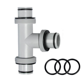 Varesee pool hose connector 1.5in to 1.5in front view shows secure pump connection