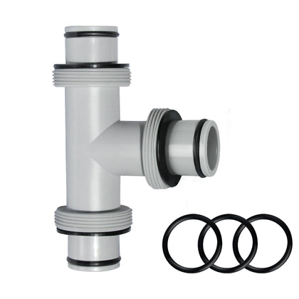 Varesee pool hose connector 1.5in to 1.5in front view shows secure pump connection