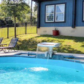 varesee pool-waterfall even-water-flow for soothing effect