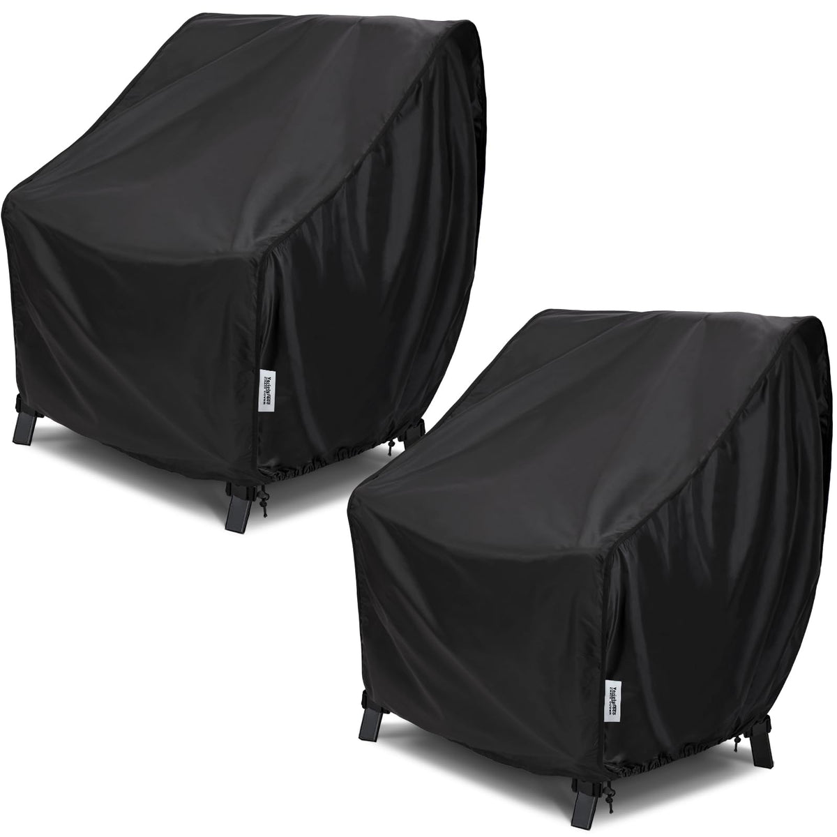 VarietyFACE waterproof patio chair cover front view shields chairs from rain and sun.