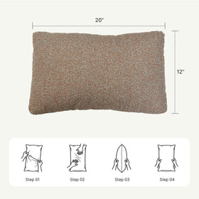 12x20 inch Varmoza pillow ideal for lounge seating and decor.