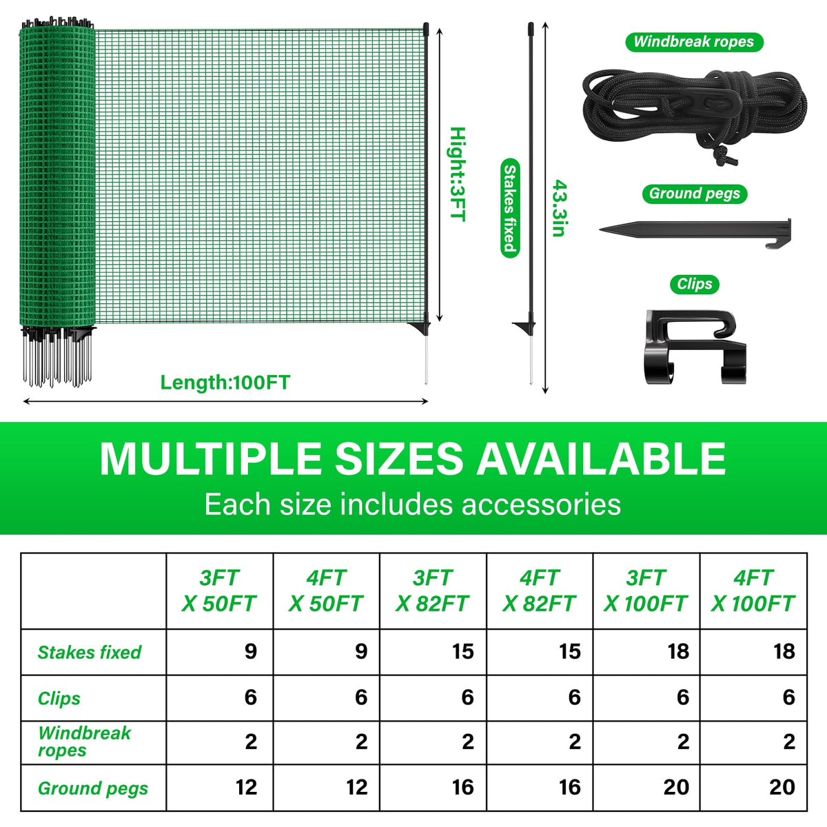 VASALAID fiberglass post kit ready for quick setup and stability