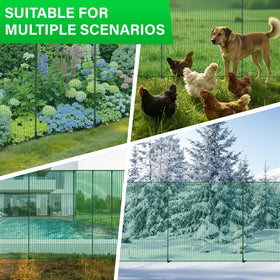 VASALAID garden-use setup demonstrates versatile barrier for plants, pets, and paths.