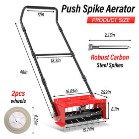 VASALAID aerator wheels adjustable angle for smooth operation and positioning