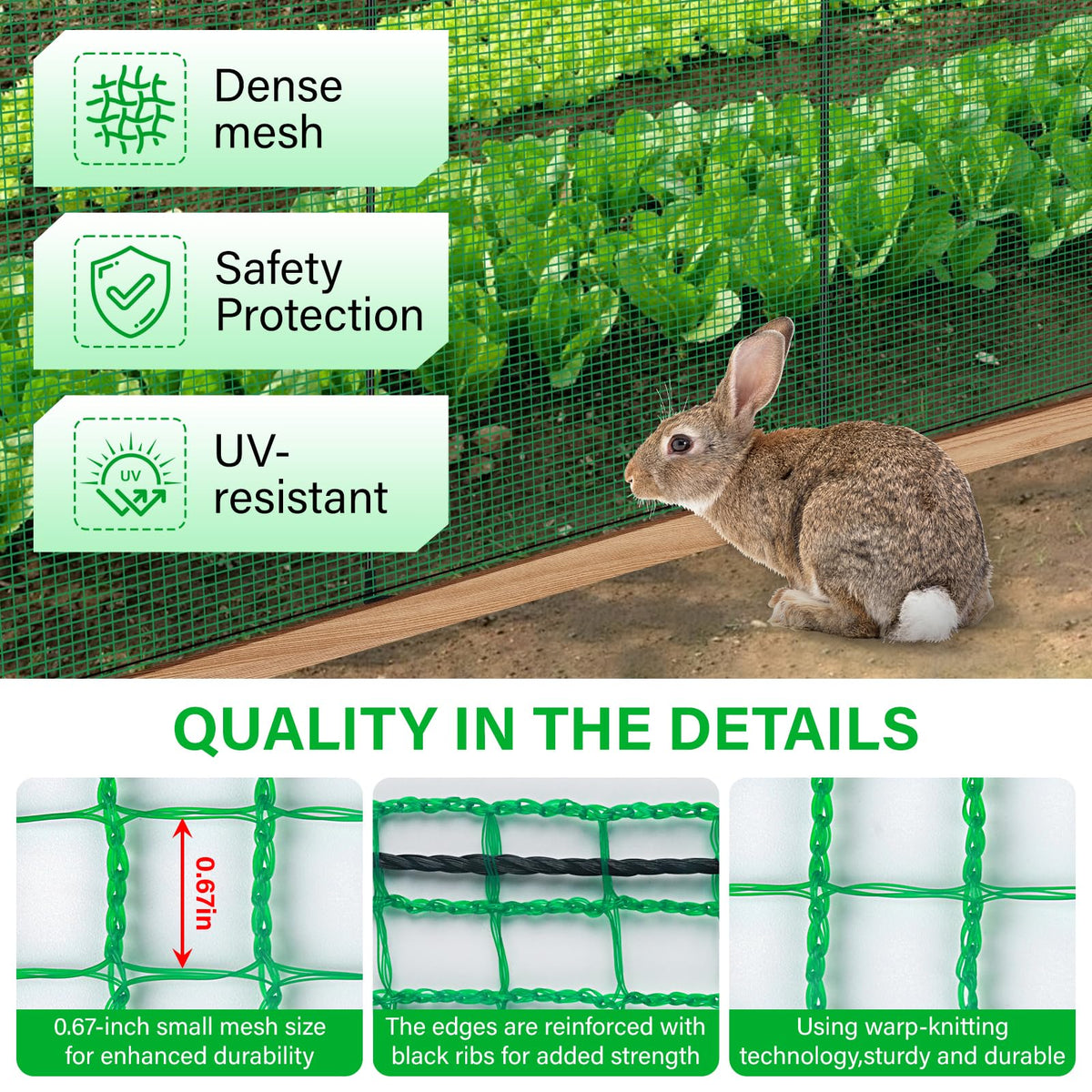 VASALAID wind rope ends illustrate tensioning for durable outdoor barrier.