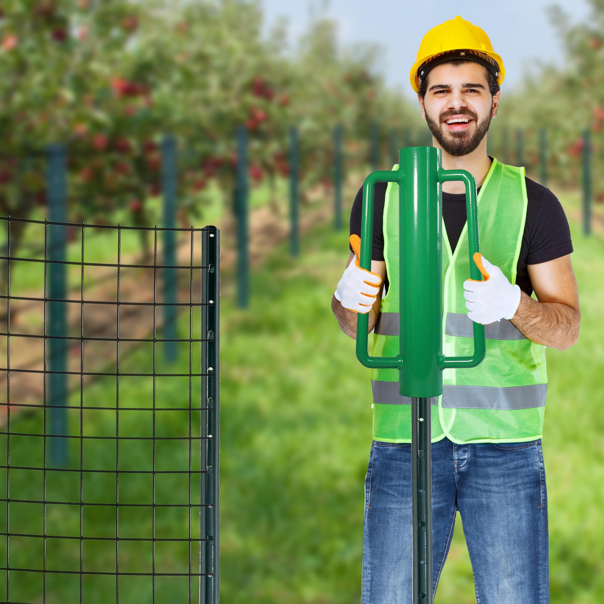VASGOR Post Driver dual handles provide secure grip for comfort