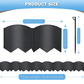 Vashly 40-foot edging spans large borders with clean lines.