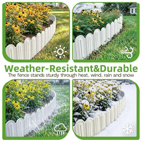 Vashly 20 ft edging length provides ample garden coverage