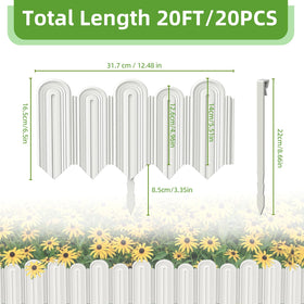 Vashly flexible curved border follows garden curves