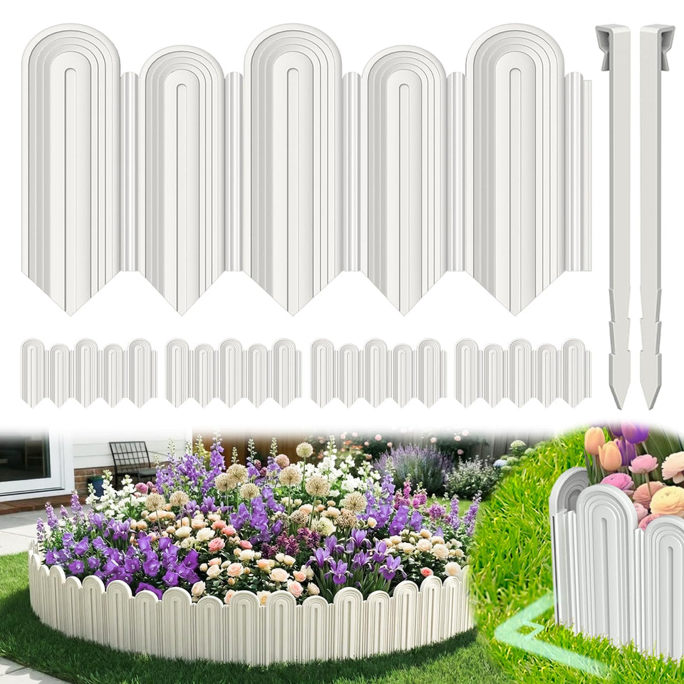 Vashly no-dig edging straight section for quick trench-free border setup