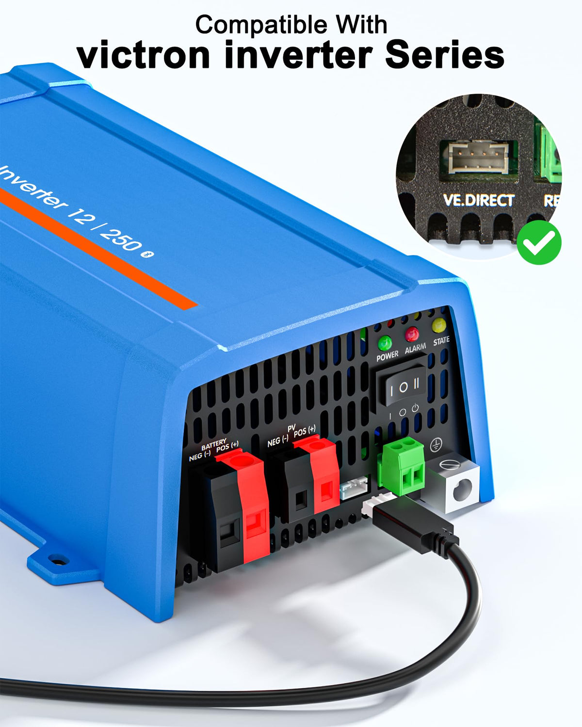 Cerbo GX integration with VASTHOME VE.Direct cable for unified monitoring