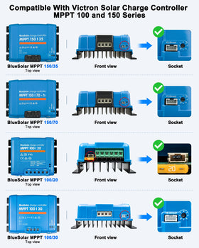 Shielded VE.Direct cable design reduces interference for stable readings