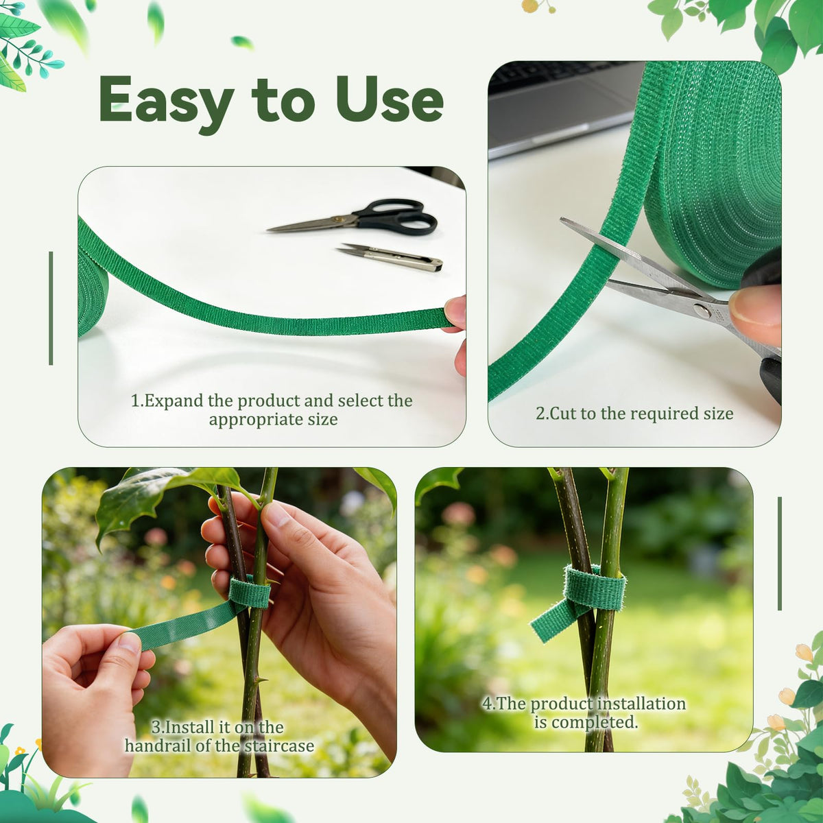 Vaszu Garden Tie cut-to-length design lets you tailor size.