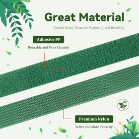 Vaszu Garden Tie soft surface protects delicate stems during tying.