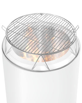 Vaticas fire pit stand for 19.5-inch Bonfire, sturdy support for cooking outdoors.