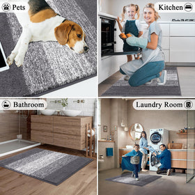 Vaukki Doormat featuring TPR backing reduces slips.