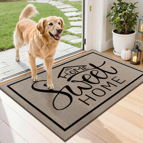 Vaukki easy-cleaning mat that rinses clean after washing.