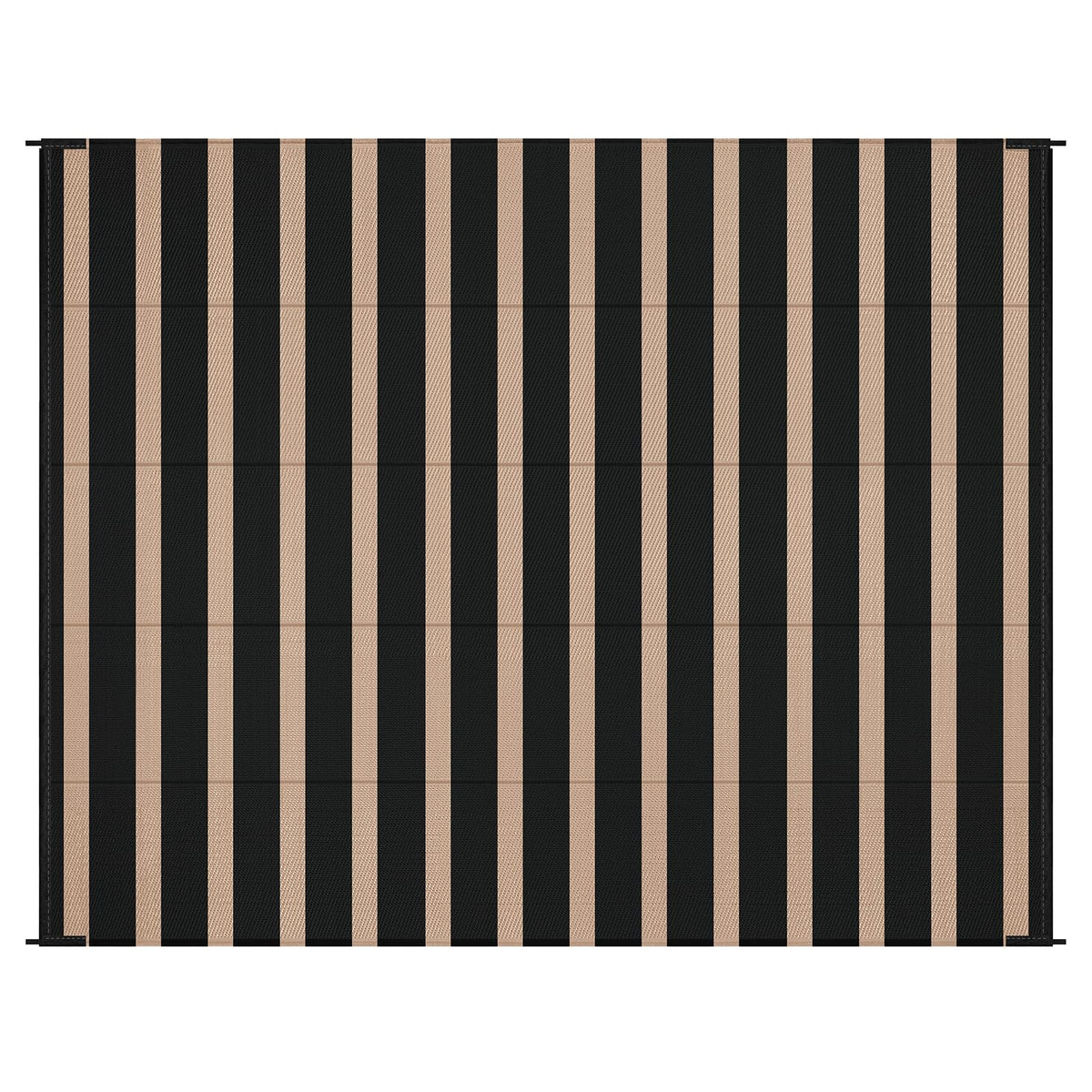 Vaukki lightweight outdoor rug travels easily and dries quickly.