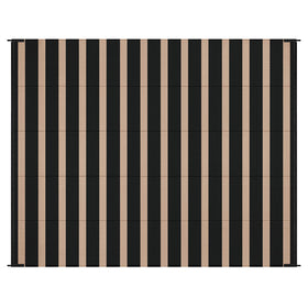 Vaukki lightweight outdoor rug travels easily and dries quickly.