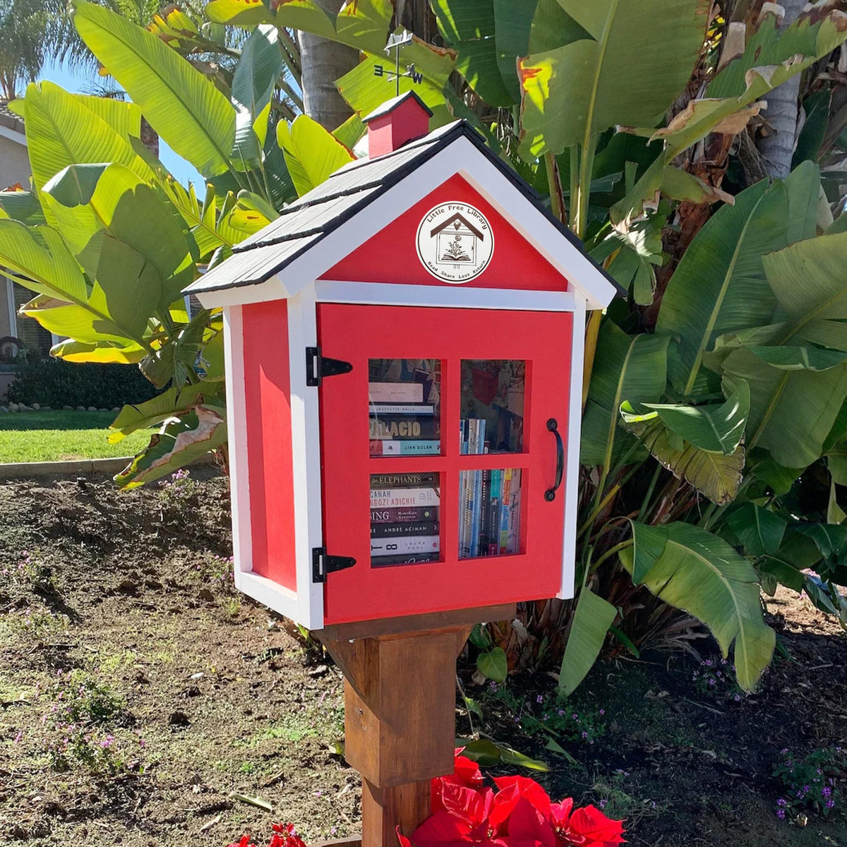 Vausart book-box setup enhances curb appeal and reader engagement.