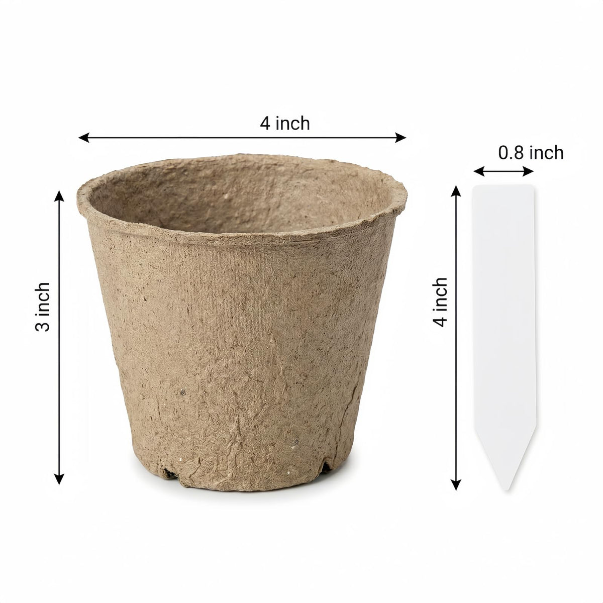 Vayantgo plant labels help organize seedlings by name and date for clear tray management.