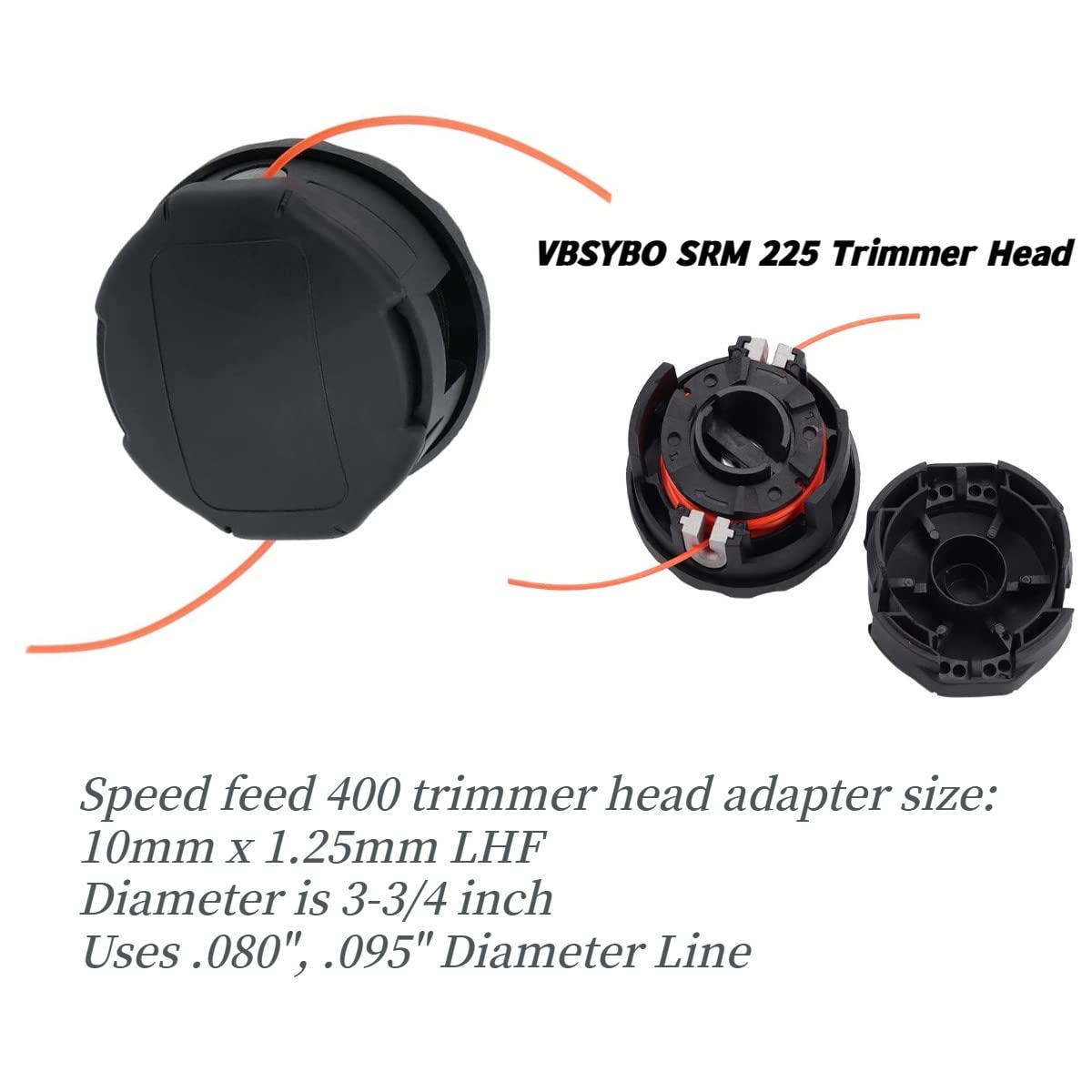 VBSYBO Speed Feed 400 compatibility with Echo and Shindaiwa straight-shaft models