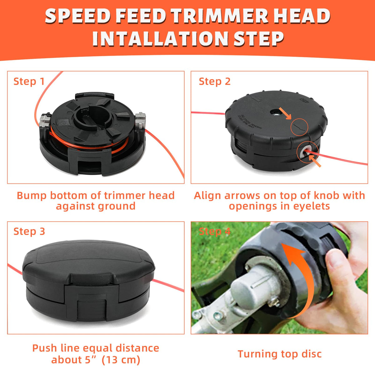 VBSYBO Speed-Feed 450 head with 4-1/2 inch diameter for wider cuts