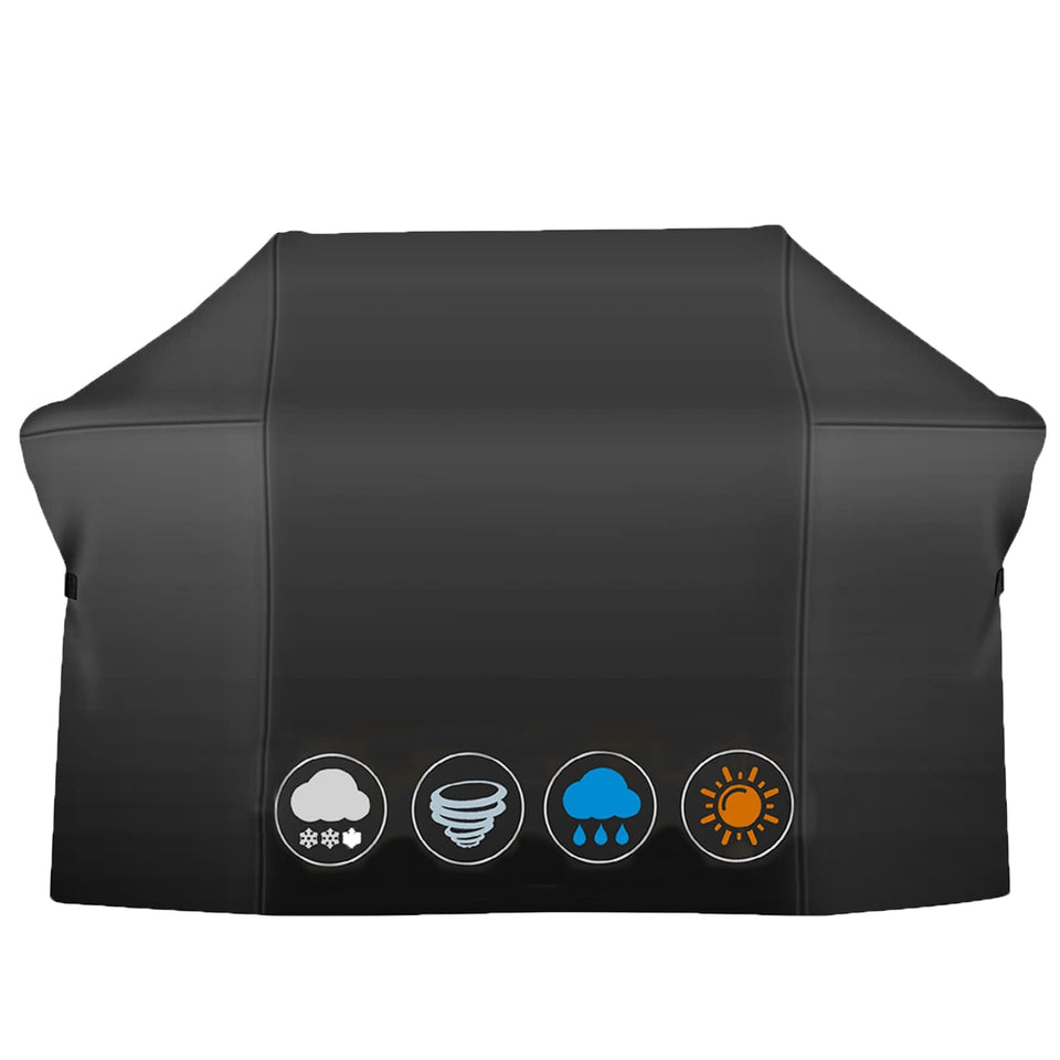 Vchin 75inch-fit grill cover protects large grills from rain and sun