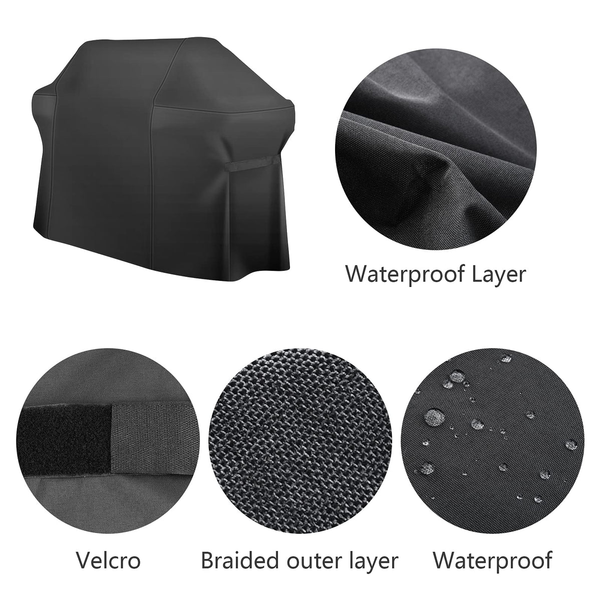 Vchin waterproof-coating keeps grills dry during rain or snow