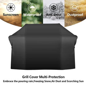 Vchin windproof-strap prevents the cover from blowing away