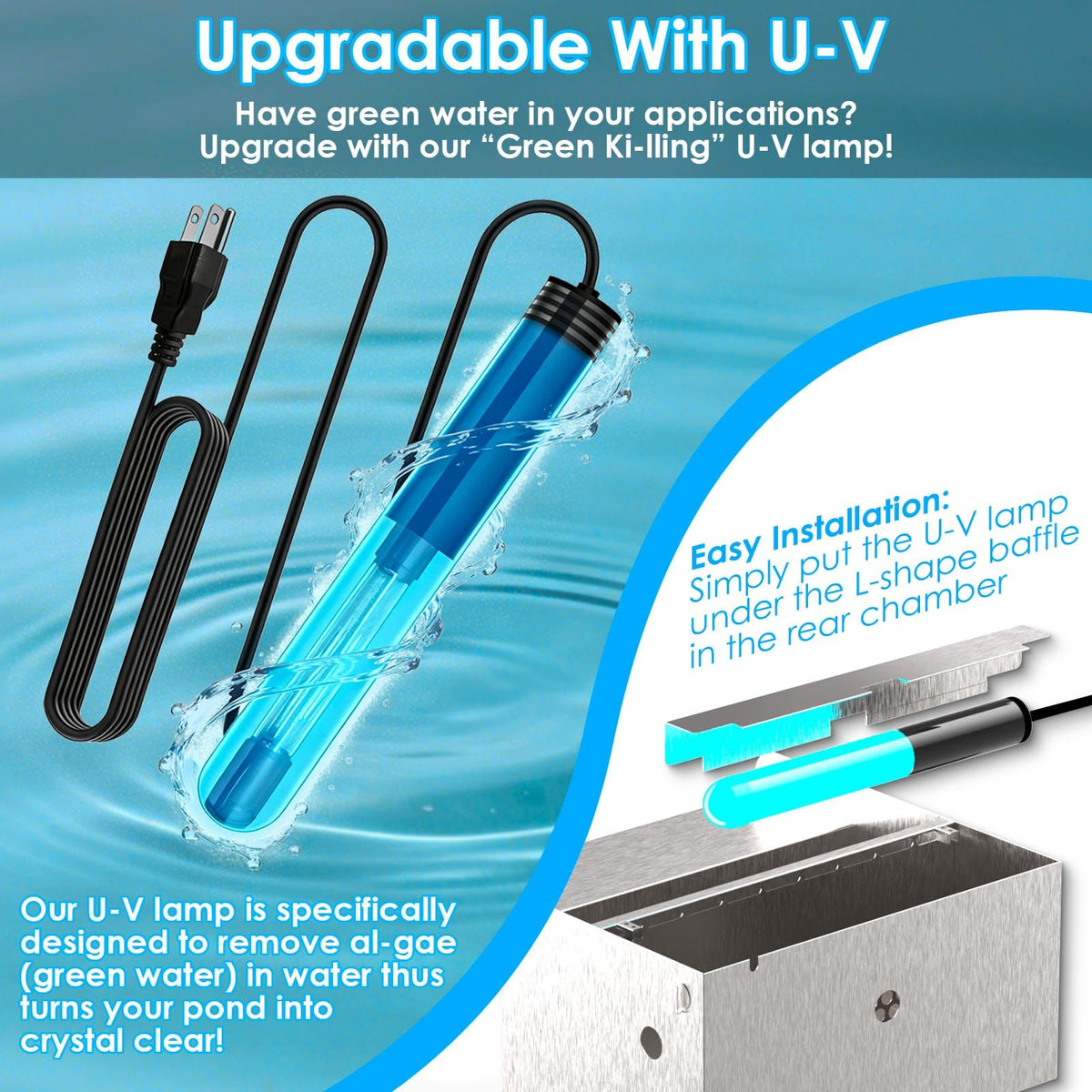 VCRAZE ceramic rings support beneficial bacteria for pond balance.