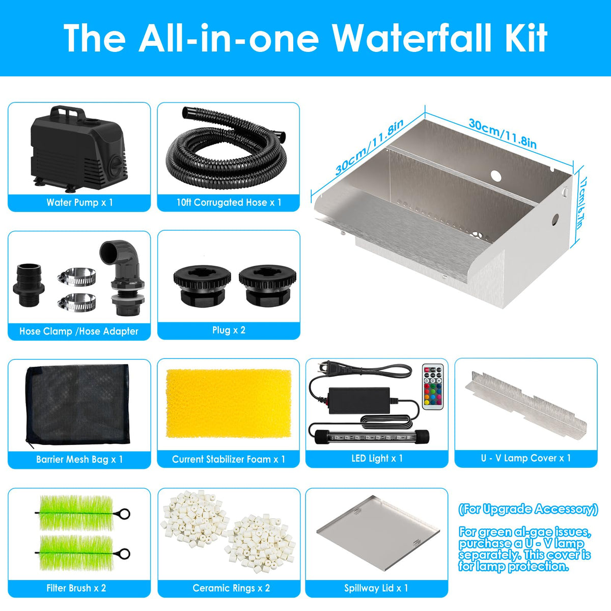 VCRAZE corrugated tubing included for quick, clean installation of the kit.