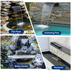 VCRAZE Installation Fittings simplify waterfall setup