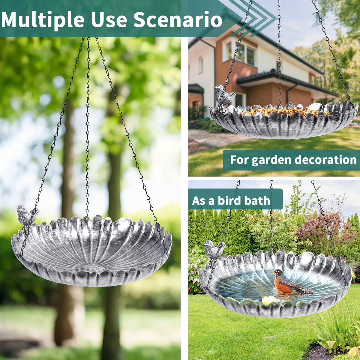 VCUTEKA responsive support helps with questions about the bird bath.