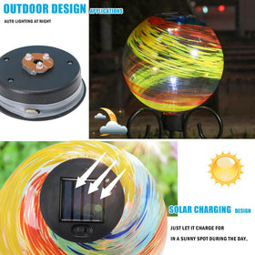 Rubber base cap keeps the ball stable on standard stands