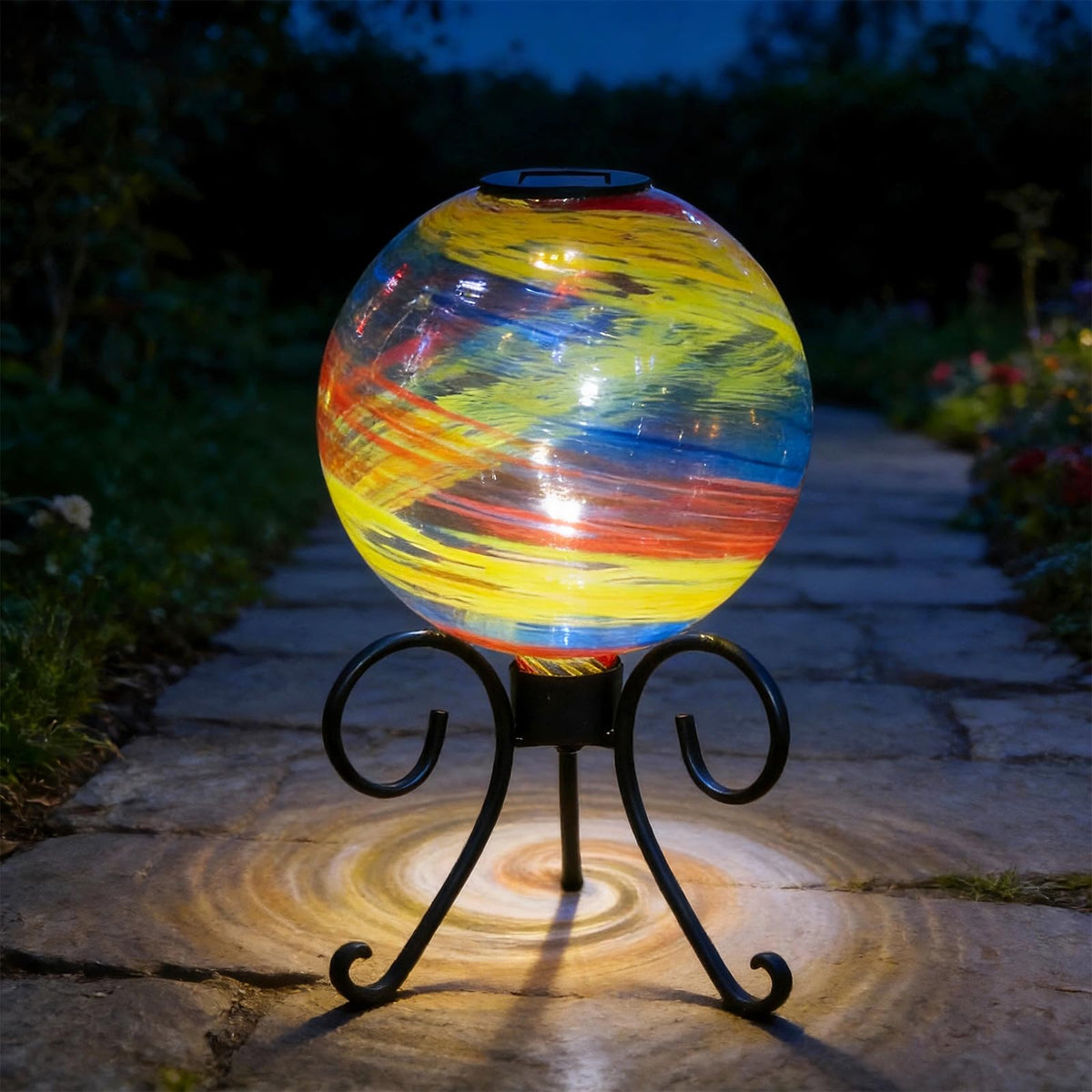 Serene glow enhances evenings without cables or clutter