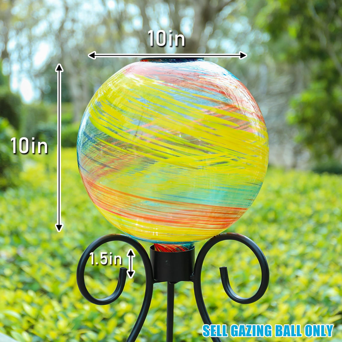 No wiring required for convenient outdoor decor