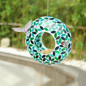VCUTEKA Easy-fill bird feeder supporting cleaning and seed refills.