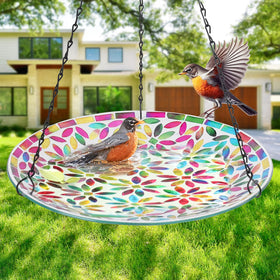 VCUTEKA rust-proof 21-inch chain provides sturdy hanging for weather resilience.